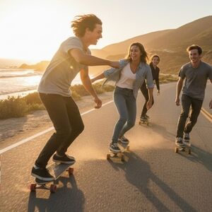 Tripp NYC Graphic Tee with Red and Black Never Ride Solo Design